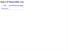 Tablet Screenshot of funnybible.com
